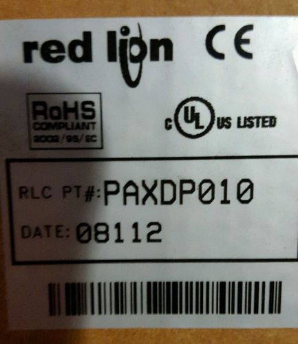 RED LION PAXDP010 Dual Process Input, Red AC/DC NEW IN BOX!  FREE SHIPPING!