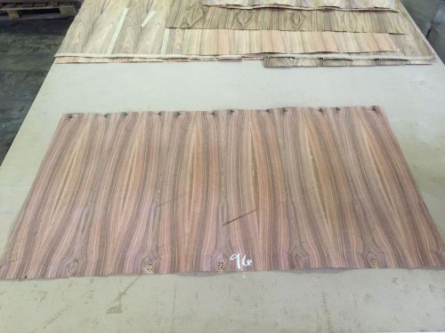 Wood Veneer Rosewood 43x23 1 Piece 10Mil paper Backed &#034;EXOTIC&#034; ALI 96