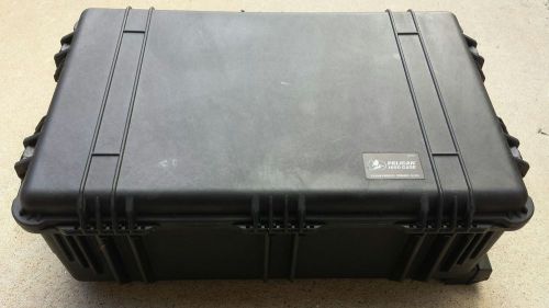 Pelican - black large rolling hardware carry case for sale