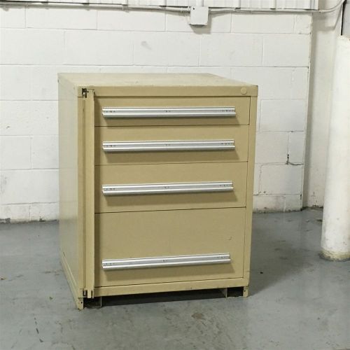 Used vidmar 4 drawer cabinet 37 inch tall industrial tool storage #798 lista for sale
