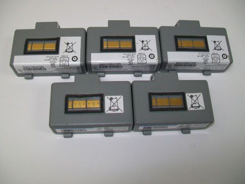 Lot of 5 Zebra Li-ion 7.4V 14.1Wh Rechargeable Battery Pack AT16004-1
