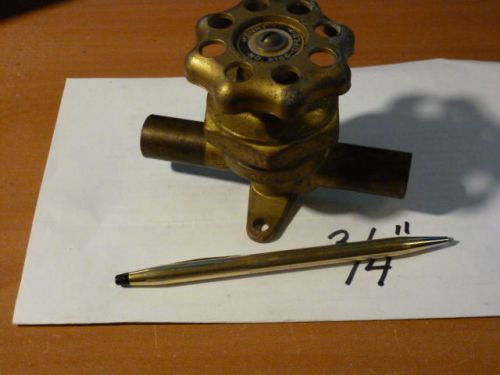 Henry valve #5165 packless globe ,5/8&#034; swt free ship. for sale
