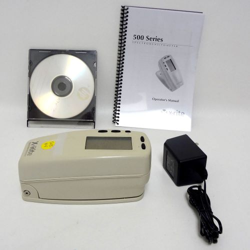 X-rite 508 color spectrophotometer densitometer xrite with new battery pack for sale