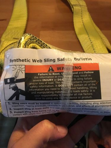 Liftall synthetic web sling lifting strap 2&#034; by 3&#039; for sale