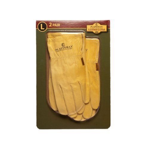 Plainsman Cabretta Leather Gloves- Large - 2 Pair