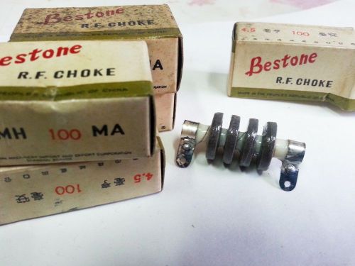 5 pcs x Vintage Bestone R.F Choke 4.5MH 100MA