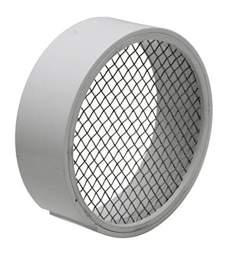 Raven TVS3SS PVC Termination Vent with Stainless Steel Screen, 3&#034;