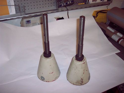 Used Set of 2 Polar Paper Cutter Table Supports