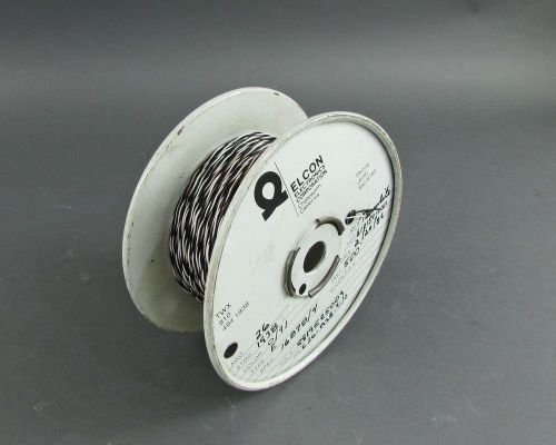 Elcon reel of m1687/4-boe-0/91 black &amp; white conductor wires 26 awg for sale