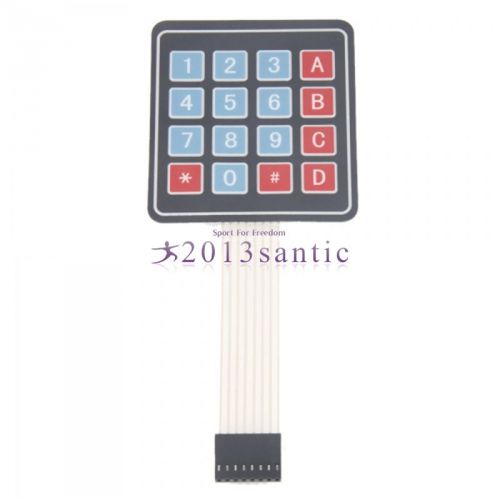 1 pcs new 4 x 4 matrix 16 key array membrane switch keypad keyboard for arduino for sale