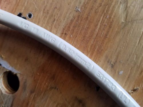 18/4c stoow white flexible power cable cord 105c 600v /50ft for sale