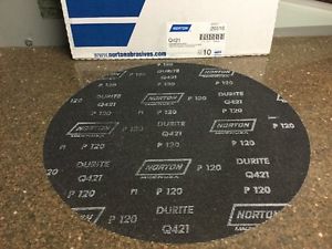Floor Sanding Screen Discs 120 Grit 16&#034; Norton Durite Q421 Buffer Mesh (10 PACK)