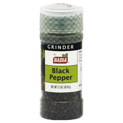 Badia Grinder Black Pepper, 2.5 Ounce -- 12 per case.