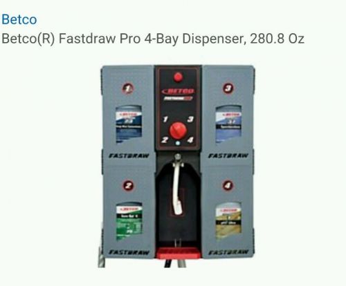 BETCO FASTDRAW PRO FOUR PRODUCT CLEANING DISPENSER 92174-00 JANITOR CHEMICAL