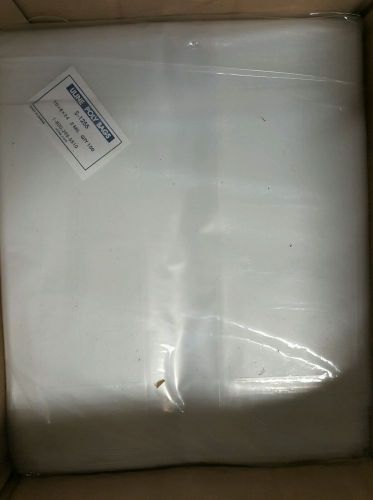 (2) ULINE S-1255 CLEAR 10x8x24  POLY BAGS 2 MIL 100 COUNT PLASTIC (200 TOTAL)
