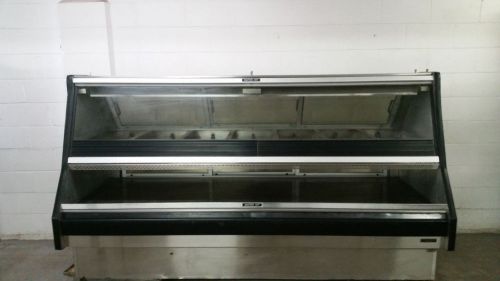 Custom delis inc dilw8cb 7 well hot food merchandiser heated display case tested for sale