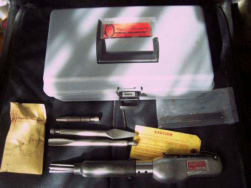 Superior pneumatic bantam bully straight grip needle scaler + more. for sale