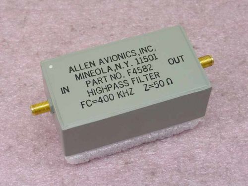 Allen Avionics Inc. Highpass Filter F4582