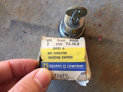 NOS Square D Selector Switch 9001 TS1K3 9001TS1K3