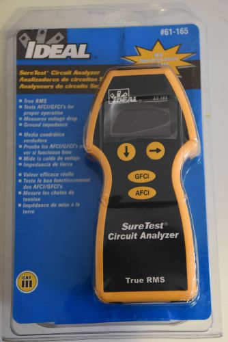 Ideal industries 61-165 suretest true rms circuit analyzer w/ afci test nip!! for sale