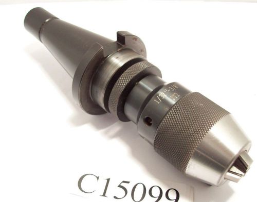 Nmtb 40 taper quick change 40 jacobs taper holder w/new drill chuck lot c15099 for sale