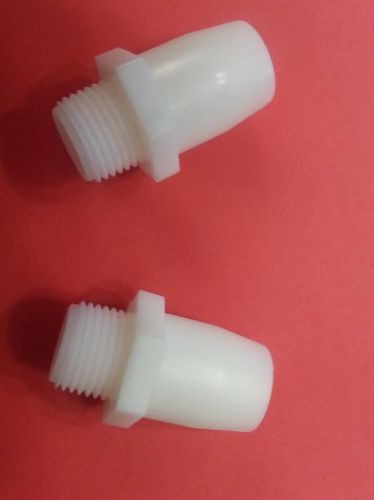 2 x hose barbless  for 1 &#034;  hose x 1/2&#034; male npt hex brewing plastic pvc fitting for sale