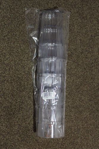 Cambro nt12152 newport clear 12 oz tumbler plastic sleeve of 6 new in plastic for sale