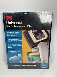3M Universal Ink Jet Transparency Film CG3480 8-1/2x11 35 Sheets New SEALED