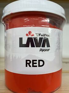 lava red screen printing ink