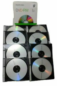 Memorex DVD-RW 8PK - PAQ 4X - 4.7 GB / GO -120 Min -New Open Box