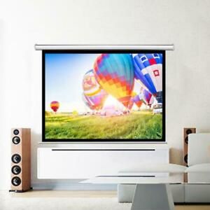 100&#034; HD Pull Down Manual Projection Projector Screen