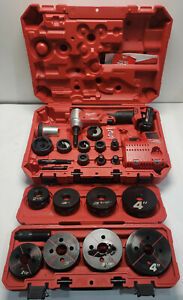 Milwaukee 2677-23 M18 Forcelogic 6T Knockout Tool 1/2&#034; - 4&#034; Kit. Lightly used.