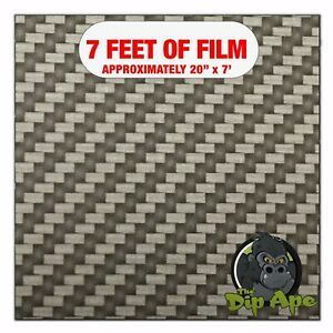 Hydrographic film Carbon Fiber Weave hydro dipping 7&#039; x 20&#034; hydro dip