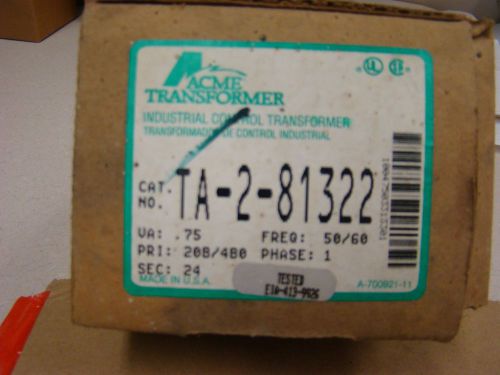 Acme, ta-2-81322 transformer for sale