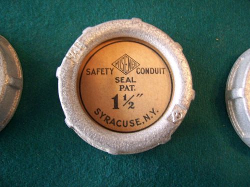 (16) - n.o.s - 1 1/2&#034;  conduit metal safety bushings - new-old-stock for sale