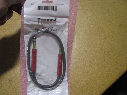 Pomona shielded patch cord # 2524-j-18  ( 18&#034; ) nsn: 5995-01-115-5147 for sale