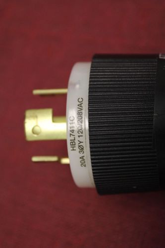 Hubbell hbl7411c twist-lock plug used for sale