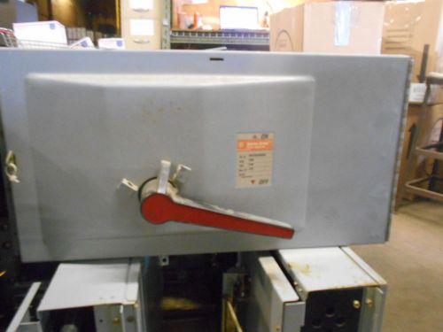 GE FUSIBLE SAFETY SWITCH 400 AMP 240 VOLT 125 HP ADS32400HB G.B.