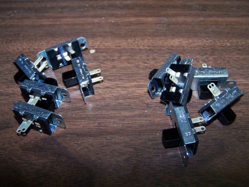 New lot of 10- dsc1106-r-ct02 slide momentary switch spst 6a/125vac or 3a/250vac for sale