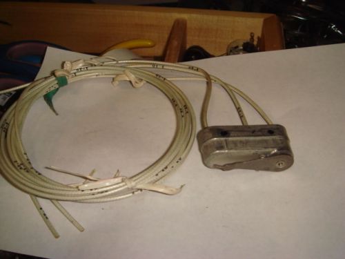 NOS Military Grade Micro Switch W/ 3 Cloth Covered Wire Leads High Quality