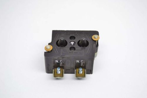 New cutler hammer 91000t pushbutton switch 600v-ac contact block b433131 for sale