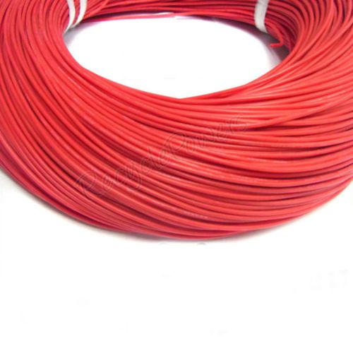 10m Red 22 AWG Soft Silicon Wire Cable 300V 150°c 3239