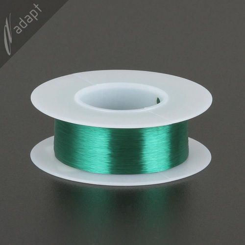 Magnet wire, enameled copper, green, 42 awg (gauge), 130c, ~1/8 lb, 6125 ft s for sale