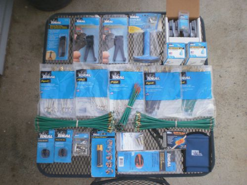 LOT IDEAL INDUSTRIES MISC MIXED ELECTRICAL WIRE PRODUCTS