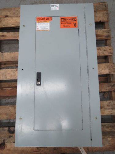 GENERAL ELECTRIC AQF3421CTX 31 BREAKER INTERIOR PANEL BOARD 125A 208V-AC B243334