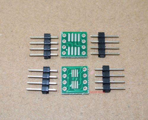 20pcs SOP8  MSOP8 SOIC8 TO DIP8 Double Side Adapter Converter PCB Board