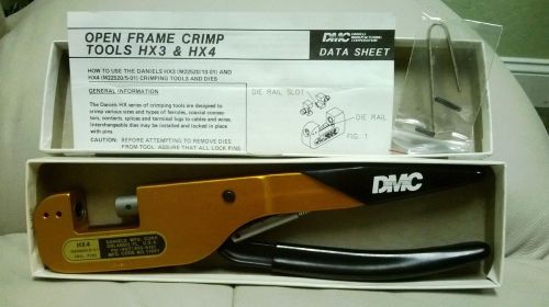 Daniels DMC HX4  M22520/5-01 Crimping Tool interchangeable dies BRAND NEW !