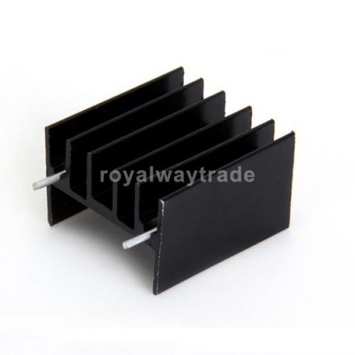 24pcs aluminum heat sink in aluminum for to220 lm7805 lm7809 lm317 -black for sale