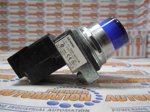 Siemens, 52pl4d5xb, pilot light full viltage type, 24-28 volts, blue, led bulb for sale