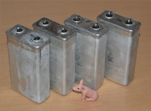 4uf 500v pio paper capacitors mbgch cccp. price for 4 for sale